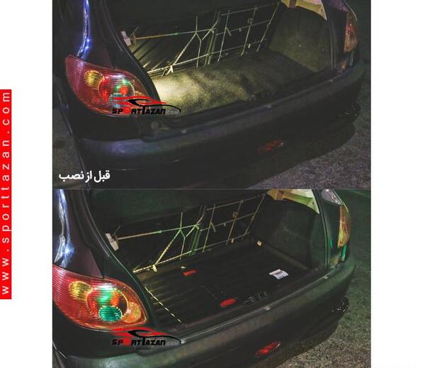 عکس داخل صندوق عقب 206