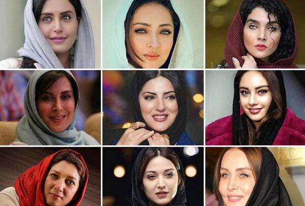 عکس بازیگر چشم رنگی