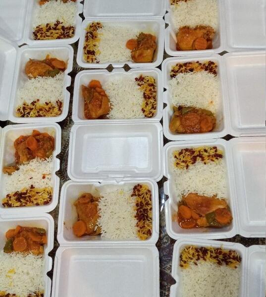 عکس غذای نذری زرشک پلو