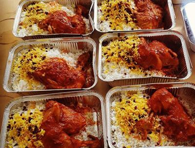 عکس غذای نذری زرشک پلو