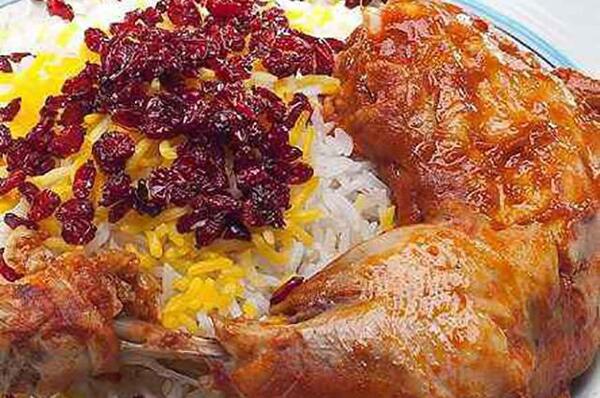 عکس غذای نذری زرشک پلو