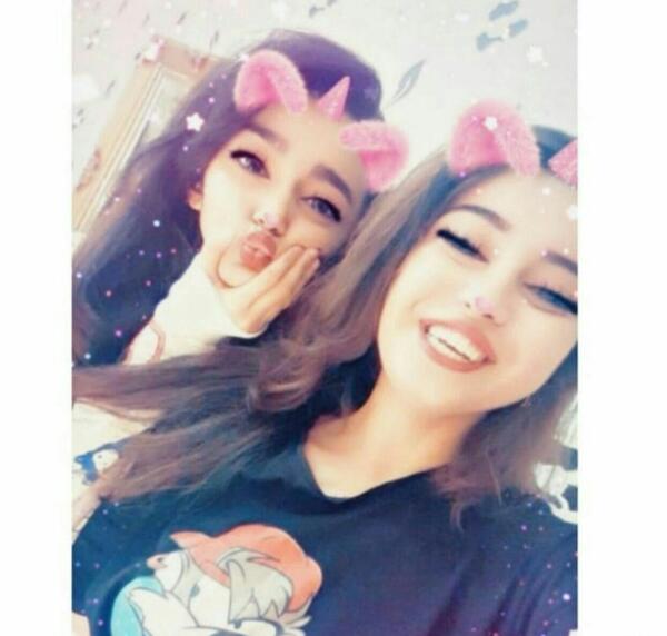 عکس دختر با اسنپ چت