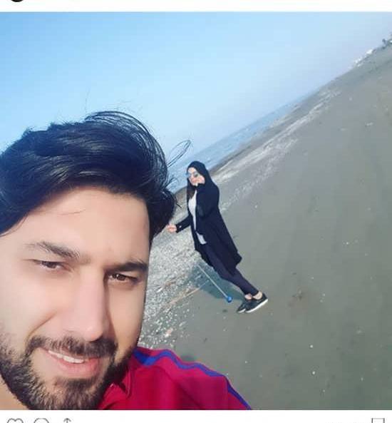 عکس دختر برای پروفایل لب دریا