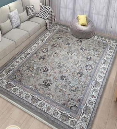 عکس فرش زمینه طوسی