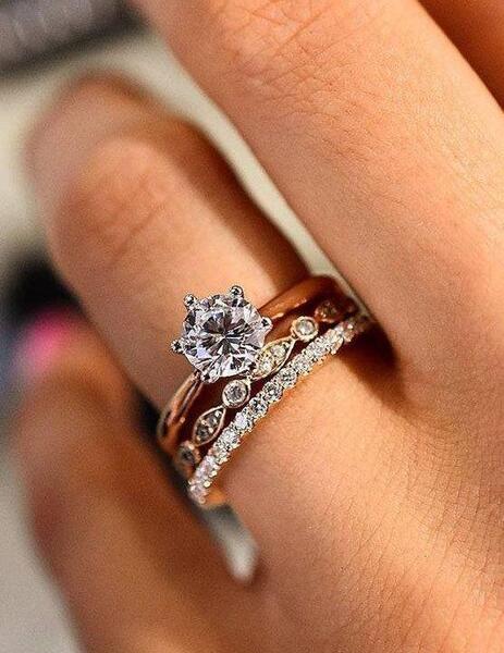 عکس حلقه ازدواج تک