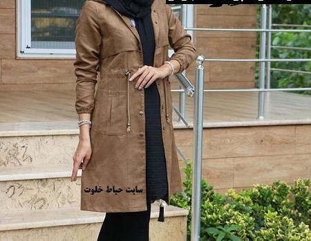 عکس دختر با مانتو اسپرت دانشجویی