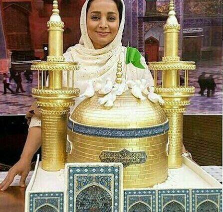 عکس کیک تولد حضرت معصومه
