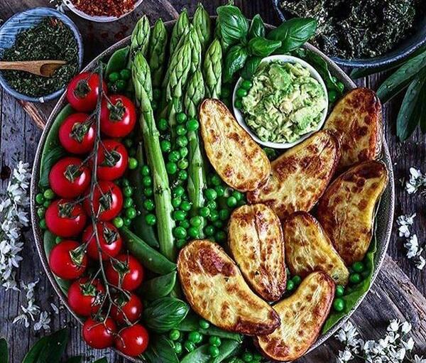 عکس غذا گیاهی