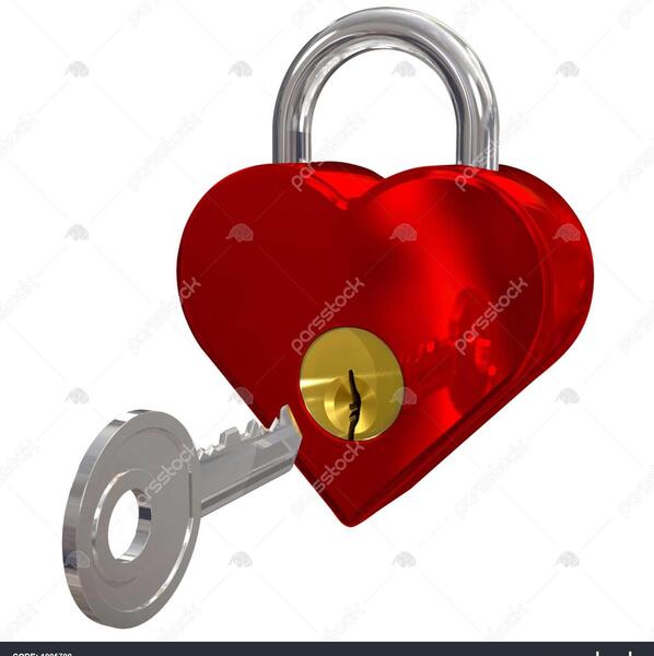 عکس قلب و کلید عاشقانه
