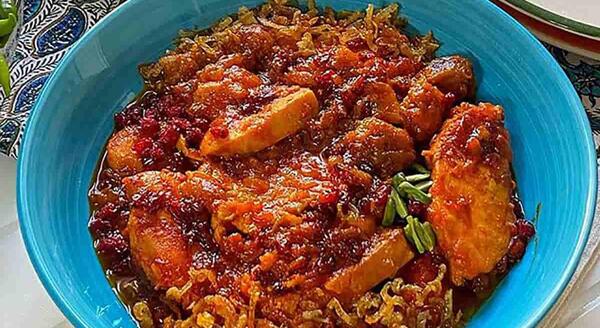 عکس خورشت زرشک
