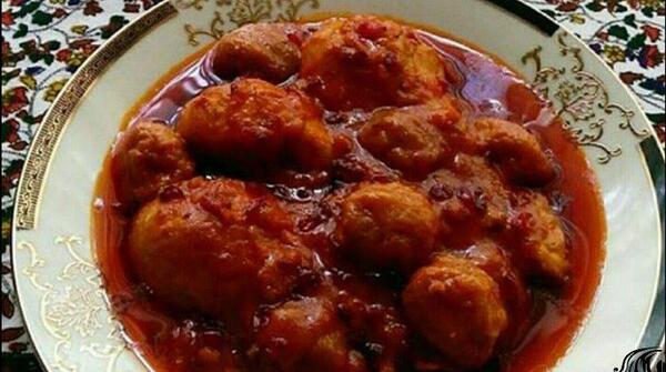 عکس خورشت زرشک