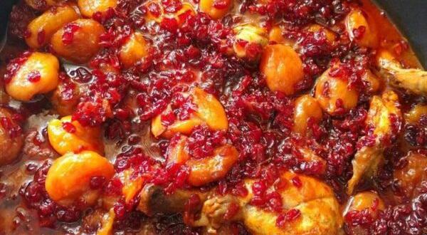 عکس خورشت زرشک