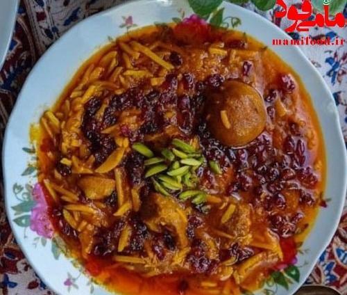عکس خورشت زرشک