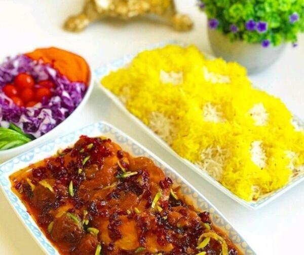عکس خورشت زرشک