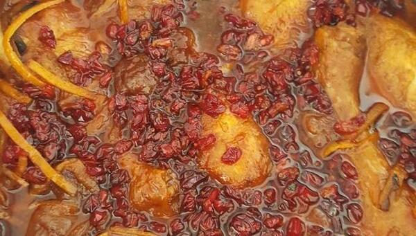 عکس خورشت زرشک