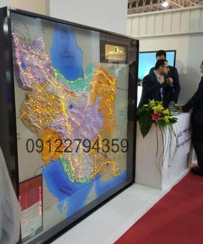 عکس نقشه ایران با مقوا