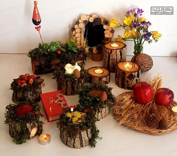 عکس سفره هفت سین حصیری