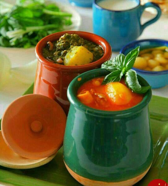 عکس تزیین آبگوشت سنتی