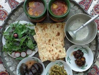 عکس تزیین آبگوشت سنتی