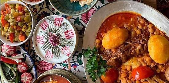 عکس تزیین آبگوشت سنتی