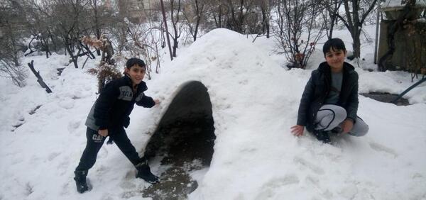 عکس ادم برفی فیک