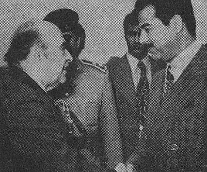 عکس سفر صدام به ایران