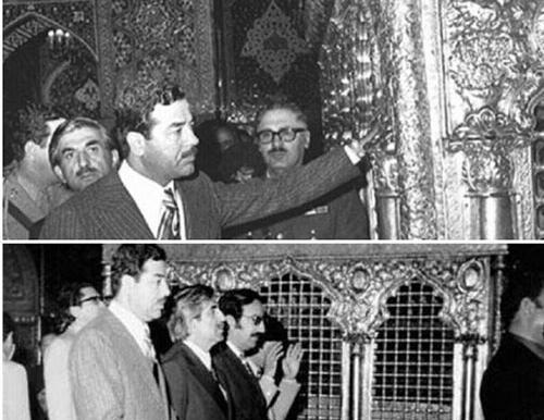 عکس سفر صدام به ایران