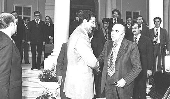 عکس سفر صدام به ایران