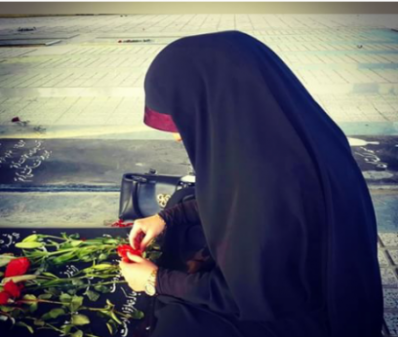 عکس دختر تنها چادری