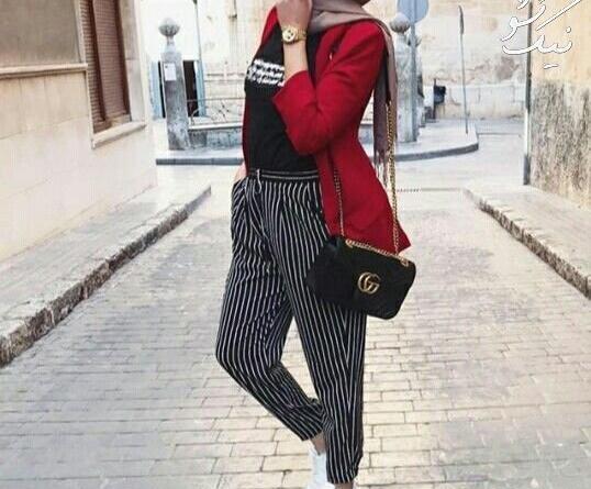 عکس دختر با تیپ اسپرت خارجی