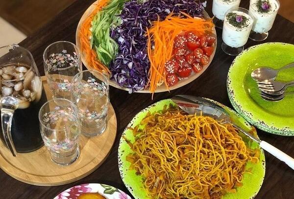 عکس غذا ماکارونی