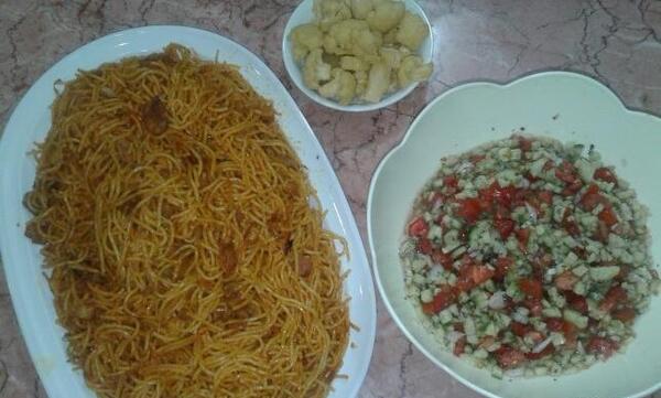 عکس غذا ماکارونی