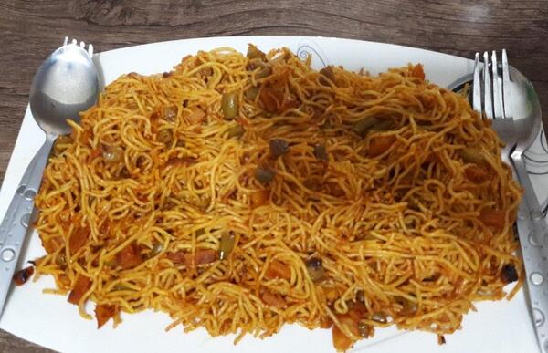 عکس غذا ماکارونی