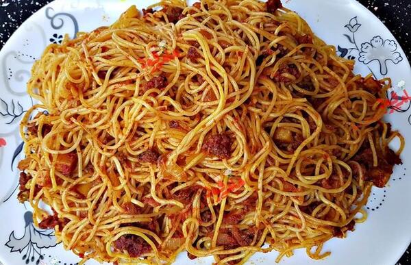 عکس غذا ماکارونی