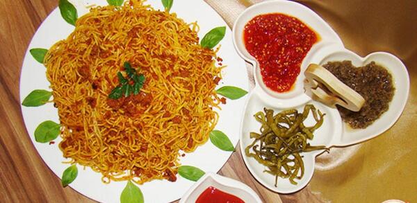 عکس غذا ماکارونی