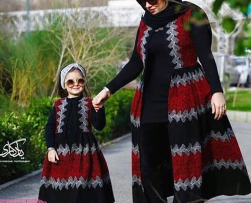 عکس مادر دختری ایرانی