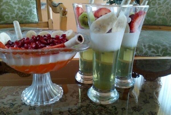 عکس ژله داخل جام