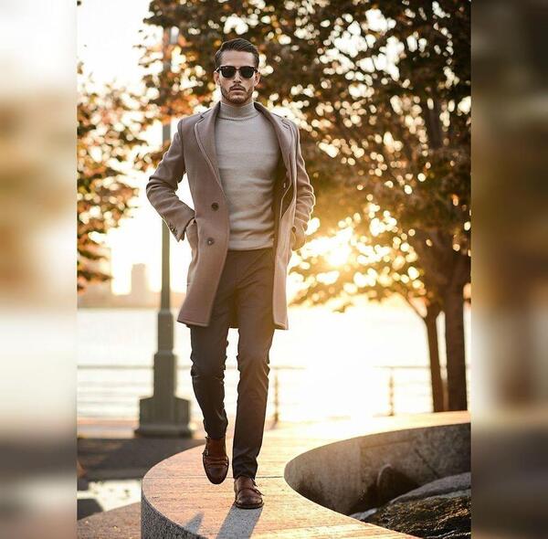 ژست عکس مردانه در طبیعت
