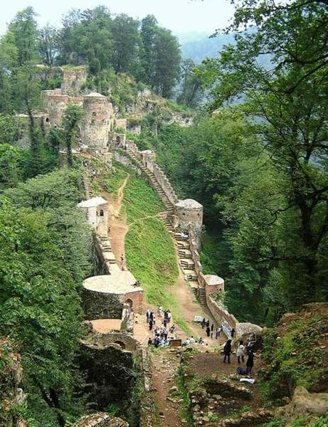 عکس جاهای دیدنی قلعه رودخان