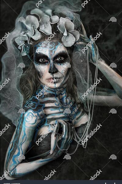 عکس نقاشی صورت دخترانه