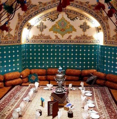 عکس طراحی قهوه خانه سنتی