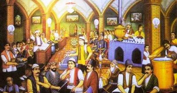 عکس طراحی قهوه خانه سنتی