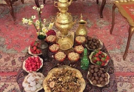 عکس تزیین سفر شب یلدا