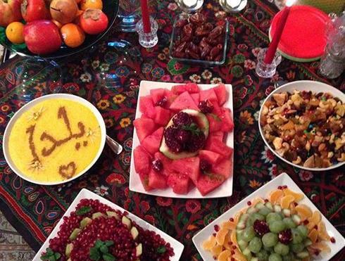 عکس تزیین سفر شب یلدا