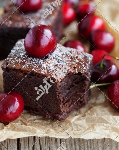 عکس کیک آلبالویی