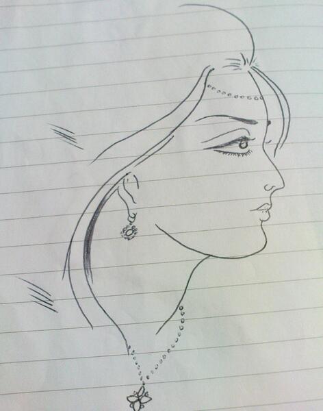 عکس عاشقانه طراحی با مداد