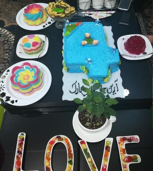 عکس کیک تولد آرین