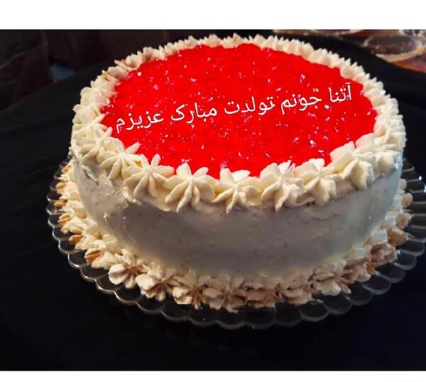 عکس کیک تولد آتنا