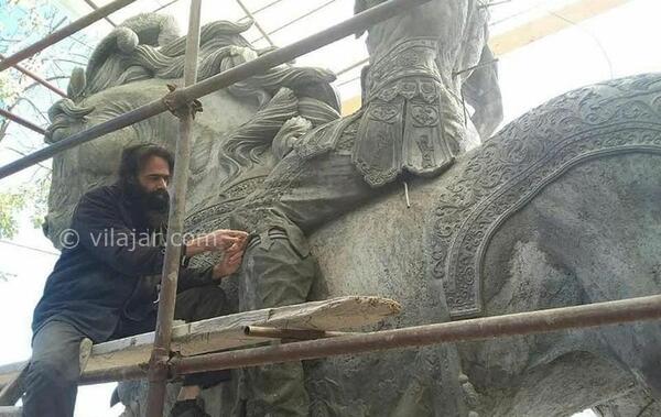 عکس کوروش کبیر مجسمه