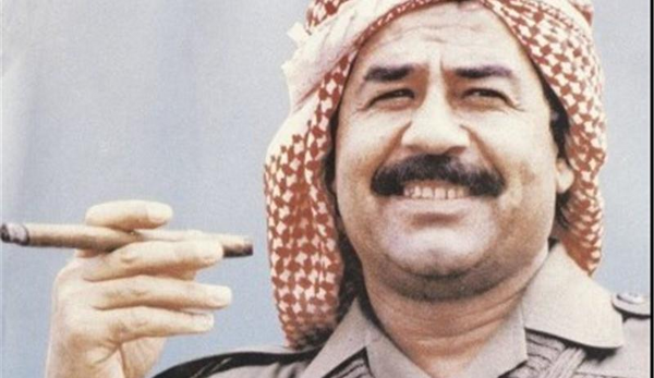 عکس خنده دار صدام